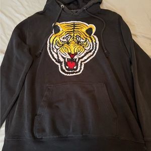 Mens Stussy Tiger Logo hoody